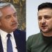 Alberto Fernández habló por teléfono con el presidente de Ucrania, Volodimir Zelenski