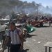 Incendio y pánico en la Fiesta Patronal de la Virgen de la Montaña