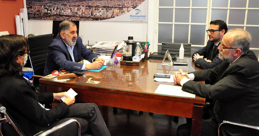 El Intendente Jorge recibió la vista del Gerente del Banco Nación Jujuy – Notinor Jujuy