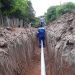 Ya se completó el 80% de la instalación de la red cloacal para el barrio “El Triángulo” De Yuto