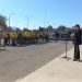 Relevo de brigadistas para seguir luchando contra el incendio en Ledesma