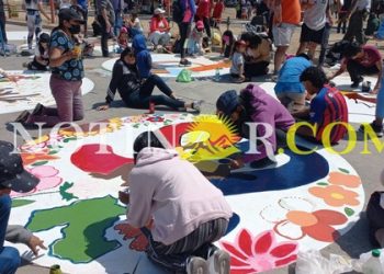 Color y diversión en la Pintada Estudiantil 2022
