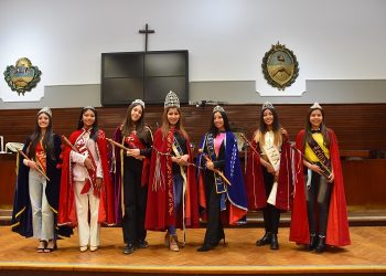 El Vicegobernador de Jujuy recibió a las candidatas a reina departamental de Tilcara