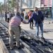 Notable avance de la obra de techado del polideportivo anexo al Cafrune