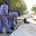 Pavimentan Los Perales con el programa de obras mixtas