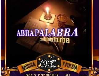 Esta noche: Abrapalabra, con Julieta Iturbe en Vieja Violeta