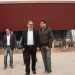 El Intendente recorrió los avances en el techado del polideportivo anexo a la Marina Vilte