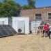 Obras por pueblos solares: probaron equipamiento