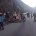 Hubo incidentes en el corte de ruta de Purmamarca entre manifestantes y gente que quería pasar