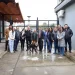 Bouhid y Jorge recorrieron instalaciones del futuro hospital de mascotas
