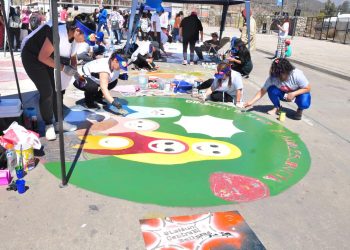 La Coordinación de Adolescencia y Juventud acompañó la tradicional Pintada