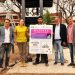 El intendente Jorge supervisó la instalación de la Primera Estación Matera Ecológica en barrio Santa Rita