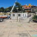 Comenzó la instalación de aulas móviles en la Escuela N°51, afectada por la última tormenta