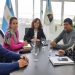 La ministra de Educación Miriam Serrano recibió a referente de la UOCRA