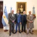 Belgrano Lastra presentó saludos al gobernador Carlos Sadir
