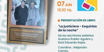 Presentan los libros de poesía "La Justiciera" y "Esquirlas en la noche"