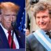 La primera reacción de Javier Milei al ataque que sufrió Donald Trump en medio de un acto de campaña