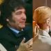 Javier Milei y Yuyito González se mostraron otra vez juntos y se dieron un beso