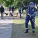 La Municipalidad continúa con el operativo de limpieza en la avenida General Savio
