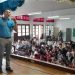 El Grupo Artístico de la Dirección de Tránsito fomenta la educación vial en escuelas de la ciudad