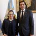 Carlos Sadir se reunió con la medallista olímpica Paula Pareto