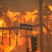 Incendios en Los Ángeles: el fuego se acerca al célebre cartel de “Hollywood” y deja en ruinas Sunset Boulevard