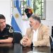 Visita protocolar del Jefe de la Policía Federal, Diego Bahut, al Intendente Jorge