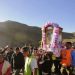 La Virgen de Punta Corral arriba a Tumbaya junto con los primeros peregrinos