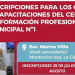 Inscripciones abiertas para cursos y capacitaciones en el Centro de Formación Municipal