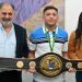 El intendente Jorge recibió al campeón sudamericano de boxeo amateur, Fernando Celiz
