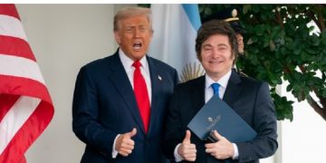 Donald Trump felicitó a Javier Milei por su “aplastante” victoria y afirmó: “El pueblo argentino justificó nuestra confianza en él”