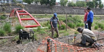 Reinician las obras de la pasarela en el Parque Xibi Xibi para mejorar la conectividad interna