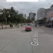 Corte de tránsito por obras en plaza Belgrano