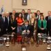 Milei encabezó en la Casa Rosada la primera reunión con su nuevo gabinete: Adorni por Francos y Santilli por Catalán