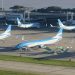 En plena ola de calor, Aeroparque suspendió vuelos por casi tres horas tras un desprendimiento de asfalto