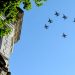 La llegada de los F-16: un hito militar, un discurso crítico de Milei con el kirchnerismo y un vuelo rasante por el centro porteño