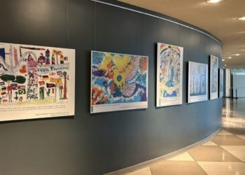 Exposición de arte infantil “Pueblos pacíficos” en la Sede de las Naciones Unidas