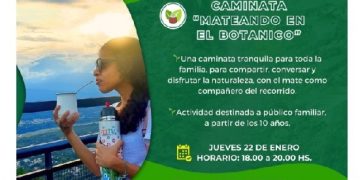 El Parque Botánico Municipal invita a una caminata familiar con el mate como protagonista