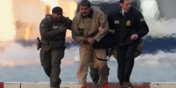 Nicolás Maduro llegó al tribunal federal de Nueva York para su primera comparecencia