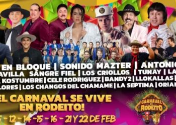 Con grandes artistas, Rodeito lanzó su agenda para el Carnaval 2026