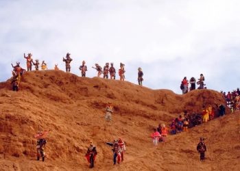 Lanzaron la tradicional Bajada de los Diablos en Uquía