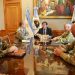 Las autoridades del Ejército Argentino en Jujuy y Salta visitaron al gobernador Sadir