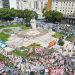 Hubo incidentes afuera del Congreso y la policía aplicó el protocolo antipiquetes mientras se debate la reforma laboral