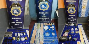 Más de 35 demorados y 17 mil dosis de drogas secuestradas en operativos de narcomenudeo en Jujuy