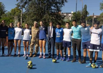 Sadir inauguró obras de modernización en el predio deportivo del RIM 20
