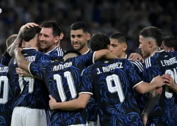 En la despedida de Argentina, la Selección goleó a Zambia en La Bombonera