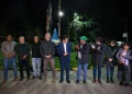 El gobernador Sadir inauguró una obra de iluminación clave en Aguas Calientes