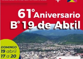 El barrio 19 de Abril celebrará su 61° aniversario en comunidad