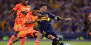 Con autoridad y goles, Boca se floreó ante Barcelona de Ecuador