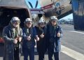 Milei arribó al portaaviones USS Nimitz y participa de los ejercicios navales conjuntos con Estados Unidos